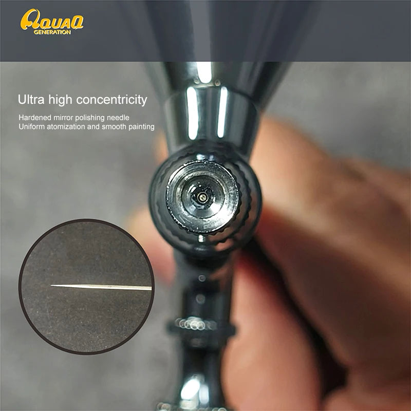 0.35mm Diameter Spray Pen Be Disassembled Separate Metal Material Water Based Paint Special Pneumatic Spray Pen for Beginners