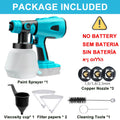 1500W Electric Cordless Spray Gun HVLP Paint Sprayer For Makita 18V Battery Furniture Coating Airbrush For Dewalt 20V Battery