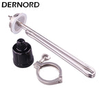 DERNORD Heating Element 2" Tri Clamp FoldBack for Brew 2.5KW 3.5KW 4.5KW 5.5KW 220V Tubular Electric Heater for Water