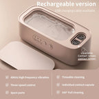 Ultrasonic Cleaning Machine High Frequency Cleaner Double Bin Vibration Full Cleaning Jewelry Household Adjustable CleanerNew