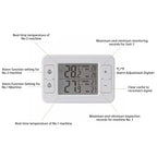 1 tow 2 Electronic Thermometer High Accuracy Refrigerator Freezer Temperature Monitor Wireless Temperature Sensor with Alarm