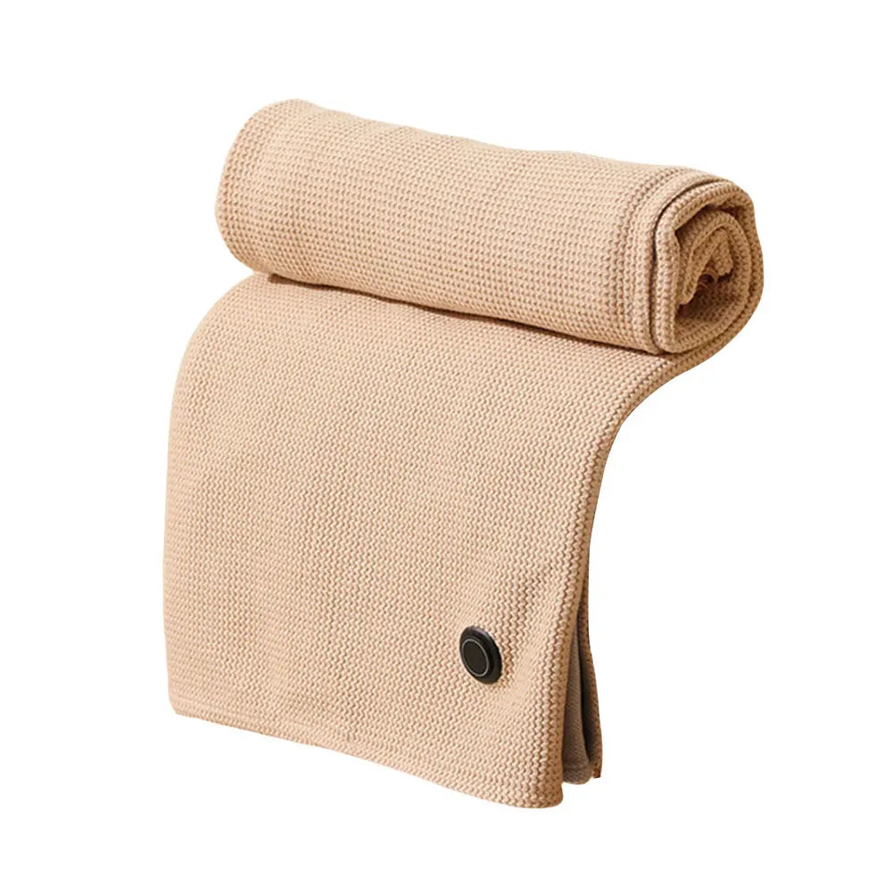 Winter USB Electric Heated Blanket Wearable 3 Heating Level Heated Shawl Portable Body Warmer Blanket for Home Office Sofa Shawl