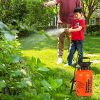 High Pressure Garden Watering Can 2/5L Watering Spray Disinfection Pneumatic Air Pressure Sprayer Adjustable Strap for Lawn Car