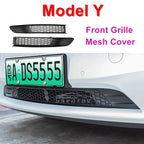 For Tesla Model 3 Y Juniper 2025-2021 Lower Bumper Anti Insect Net Anti-dustproof Air Vent Grille Cover Insect-proof Front Inlet
