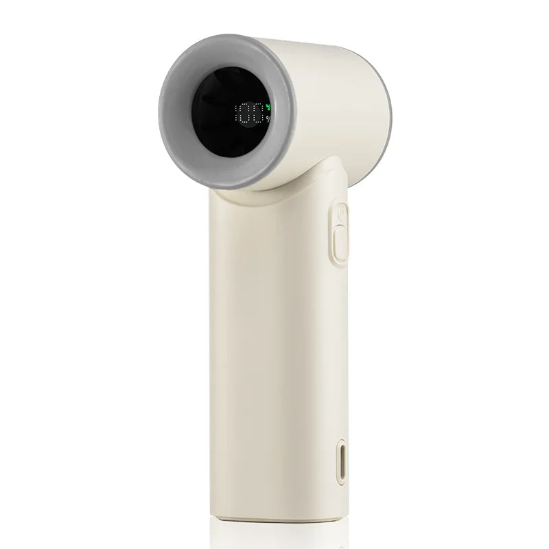 Handheld Turbo Fan Portable Strong Wind Adjustable 5 Speeds 3000mAh US