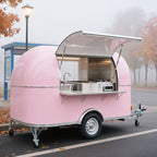 Fully Equipped Mobile Food Truck Mobile Kiosk Unique Custom with Full Kitchen Equipment with All Appliances