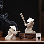 Incense Stick Holder Japanese Samurai Tea Ceremony Ornaments Home Furnishings Office Decoration Korea Swordsman