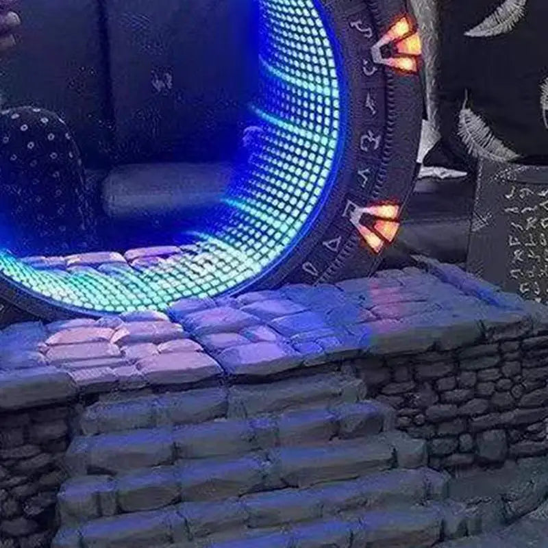 Unique Star Gate Book Stand Light Mirror Fantastic Atlantis Universe Cosplay Prop Anime AtlantisCollectable Sculpture Model Gift