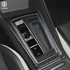 Gear Shift Panel Surround Trim Carbon Fiber Cover Sticker For Volkswagen Golf 8 GTI MK8 2021-2023 Car Inside Accessories
