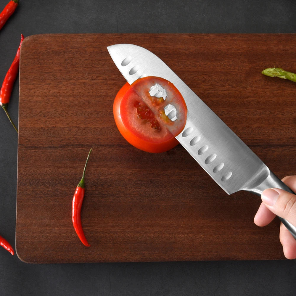 5-piece kitchen knife set stainless steel sharp chefs peeler suitable for professional cooking utensils in homes and restaurants