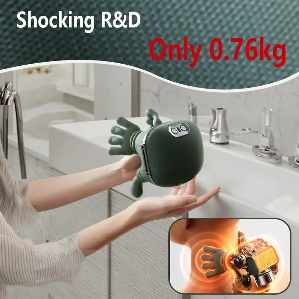 Shoulder and Neck Massager Multifunctional Home Cervical Massager Heating Kneading Massage Shawl