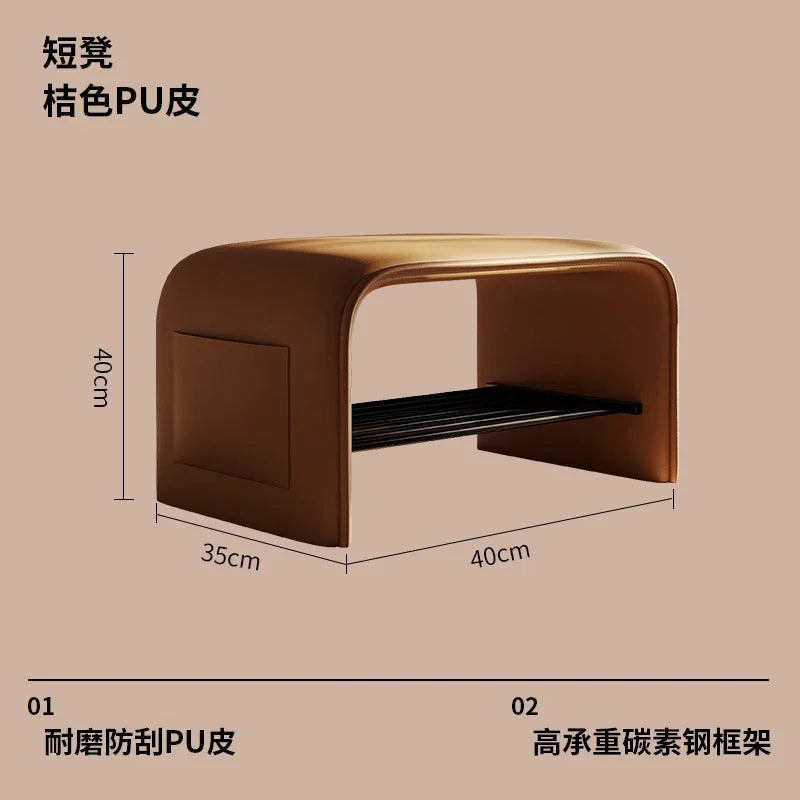 Entrance Hall Shoe Changing Bench Porch Shoe Cabinet Bench Integrated Entrance Shoe Changing Bench Bedroom Benchs