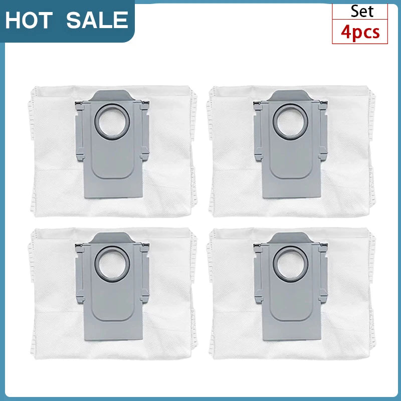 For Roborock S8 Pro Ultra Robot Vacuum Spare Parts Main Side Brushes Mop Cloths HEPA Filters Dust Bags Accessories