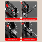 4 In 1 Manual Nailing Gun Construction Stapler Heavy Duty Air Nail Woodworking Special Staple Book Household DIY With 600 Staple