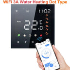 Smart Tuya WiFi Thermostat Voice Control 3A Digital Programmable LCD Display Underfloor Heating Temperature Controller for Water