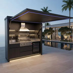 Captivating Aluminum Outdoor Kitchens with BBQ Grills & Pizza Ovens-Durable Eco-Friendly Make Statement Our Eye-Catching Design