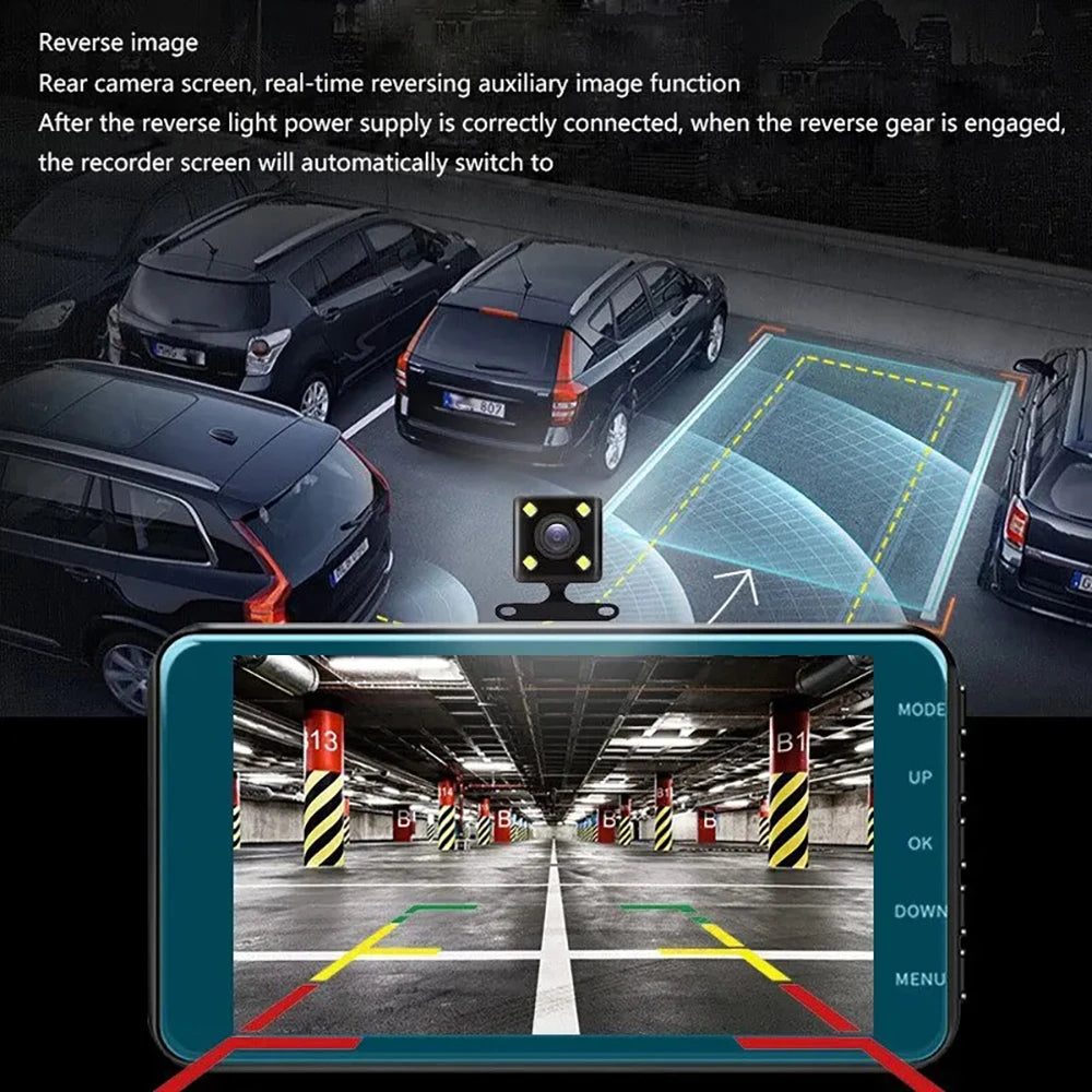 1080P Dual Dash Cam for Cars