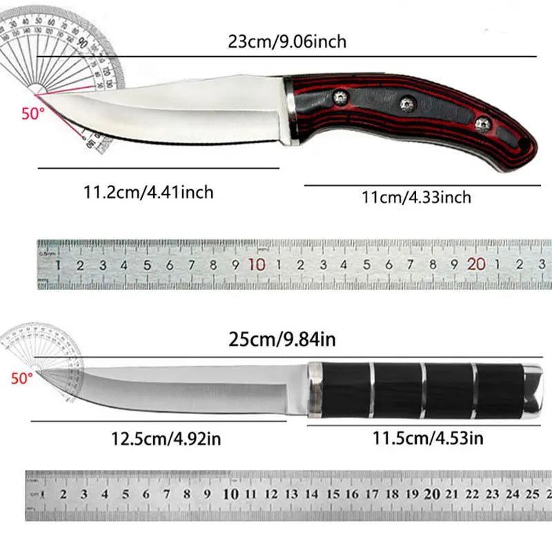 Kitchen knives, fixed-blade slaughtering knives, multi-functional kitchen knives, for cutting fruits, vegetables and meats