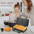 Multi-function 2-slice Muffin Maker, Fast Heating, Non-stick Coating, Suitable for Breakfast, Sandwiches, Snacks, Burgers, Etc