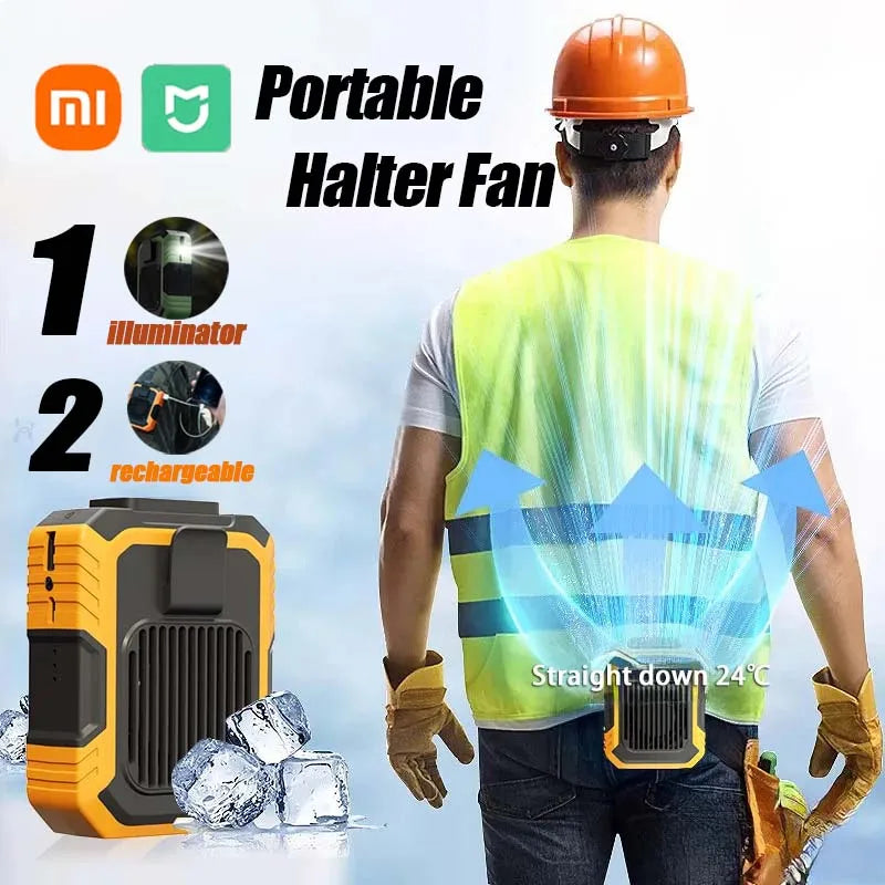Xiaomi MIJIA 4000mAh Outdoor Hanging Neck Waist Clip Fan Wearable Port