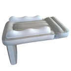 Infant Inflatable Mattress Kids Car Rear Car Mat Foldable Airplane Mattress Outdoor Travel Thickened Flocking Air Mattress