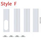 Air Conditioner Exhaust Hose Vent Kit Mobile Air Conditioning Parts Window Kit Slide Plate Tube Connector Wind Shield Adaptor