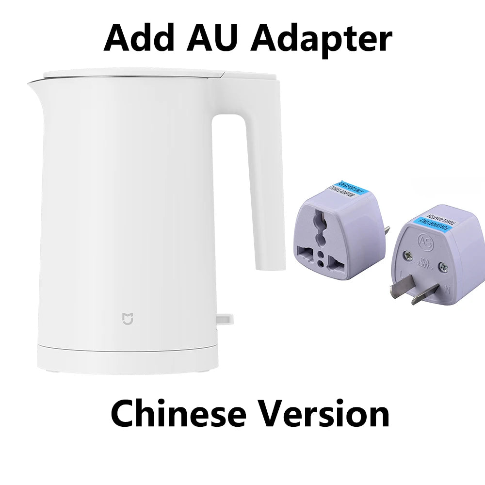 2025 Xiaomi Mijia Electric Kettle 2 1800W Fast Burning 304 Stainless Steel Double Layer Anti-scalding STR 1.7L Hot Water Kettle