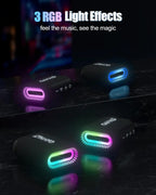 Ohayo S5 Bluetooth Speaker,Ultra Portable, Up to 24H Playtime,IP67 Waterproof and Dustproof,Powerful Sound for Hiking and Biking