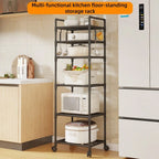 Kitchen Storage Rack - Floor-Standing Multi-Level Shelving Unit - Storage Shelf - Storage Rack