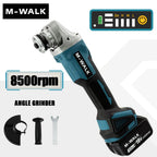 M-WALK 100/125mm Brushless Angle Grinder Polishing Cutting Machine Cordless Angle Grinder Power Tools For Makita 18V Battery Pin