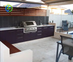 customize Outdoor Kitchen Modules Stainless Steel DIY BBQ Island Cabinets Sink Storage Grill Station for Backyard