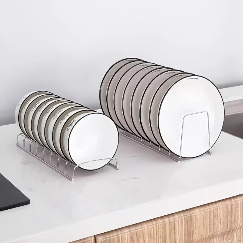 Household Kitchen Stainless Steel Bowl And Dish Drain Storage Rack, Kitchen Cabinet Drain Bowl Rack, Bowl And Dish Storage Rack
