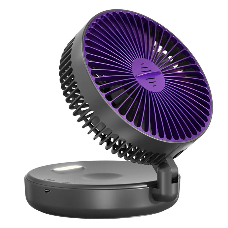 2024 New 3IN1 5000mAh Rechargeable Portable Desktop Fan Wall Mounted F