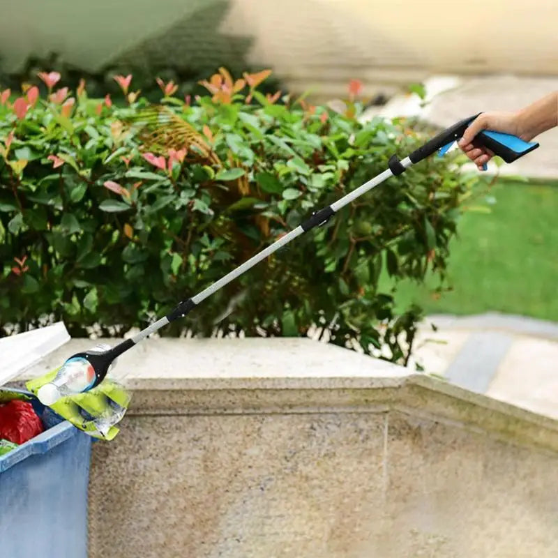 1pcs Foldable Gripper Extender Garbage Picker Gripper Jaws 360 Degrees Rotating Clip Hand Aid Tools Litter Reachers Pickers