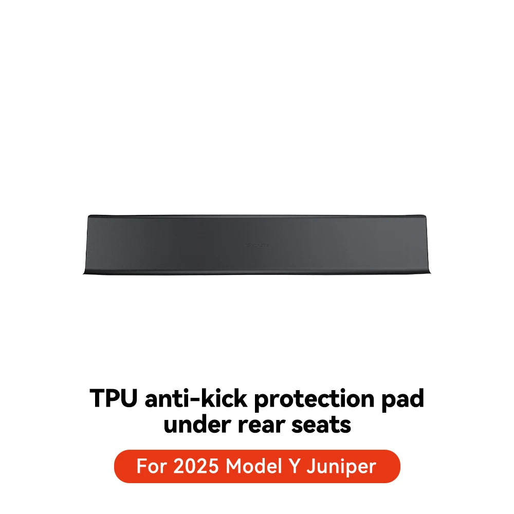 YZ For Tesla Model Y/3 Juniper 2021-2025 Rear Seat Lower Anti-kick Pad Protective Mat Electric Vehicle Protective Accessories