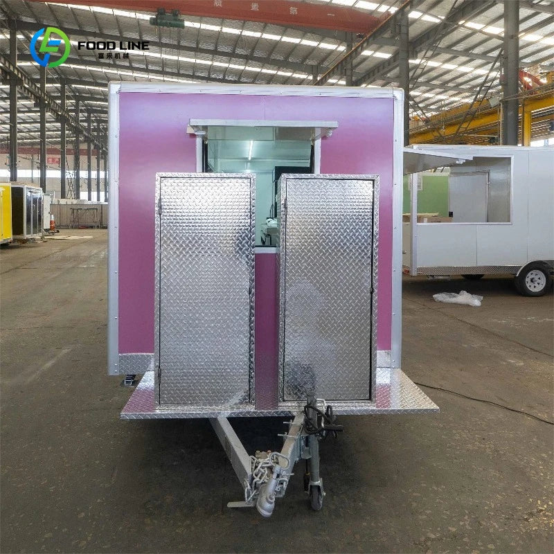 Mobile Food Truck Food Trailer Fully Equipped with Kitchen Equipments
