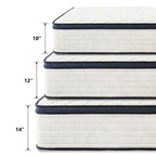 Queen Size Mattress Gel Memory Foam Hybrid Mattress , Pressure Relief, Medium Firm Comfort, Motion Isolation, Mattress in a box