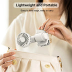Mini Clip Fan Portable Clip on Umbrella Fan Backpack Waist Fan For Out