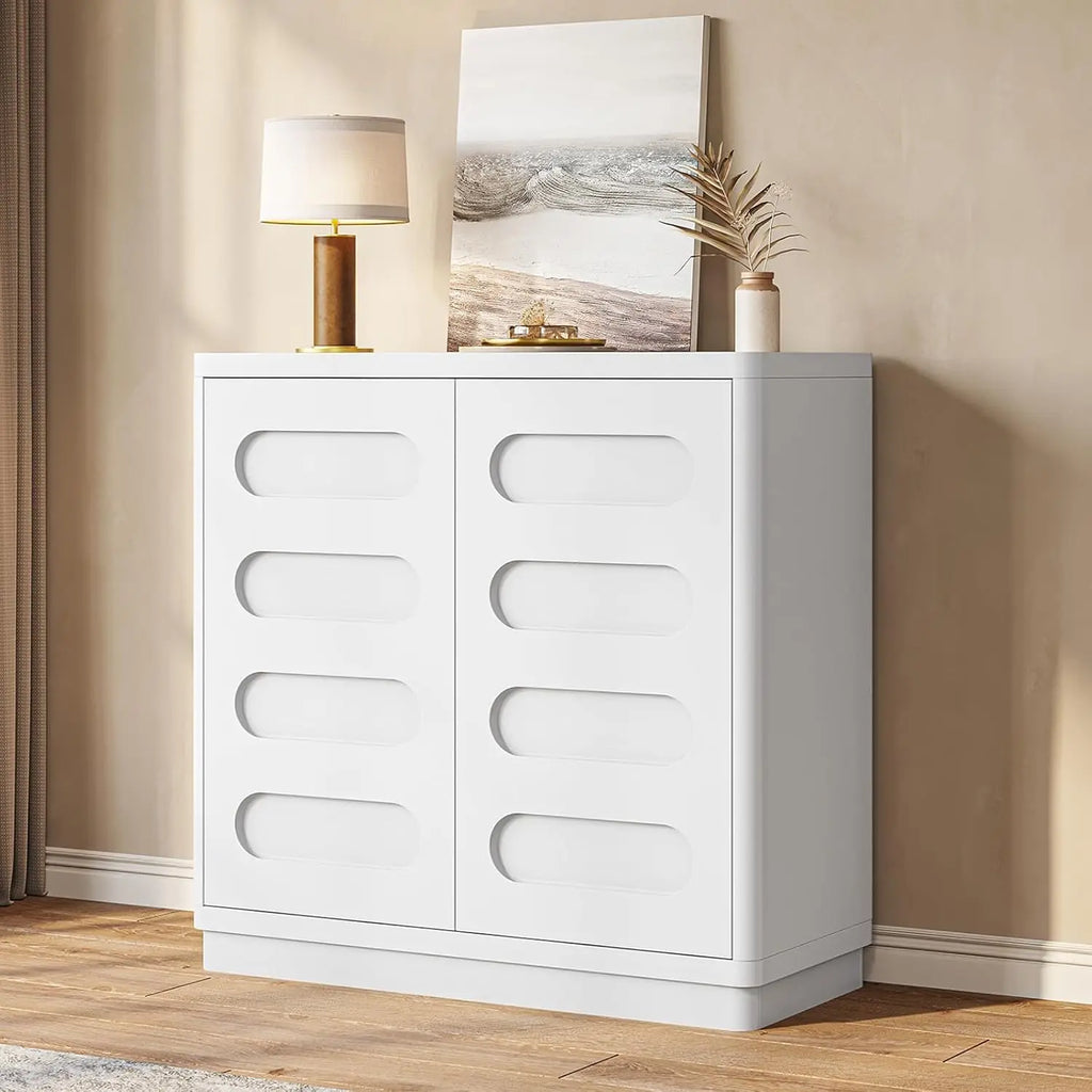 Wooden Home Kitchen Furniture Cabinet Storage with Adjustable Shelf and Modern Stand Cabinet for Dining Room or Living Room