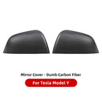 Tesla Model 3/Y ABS Carbon Fiber Look Side Rearview Mirror Cover
