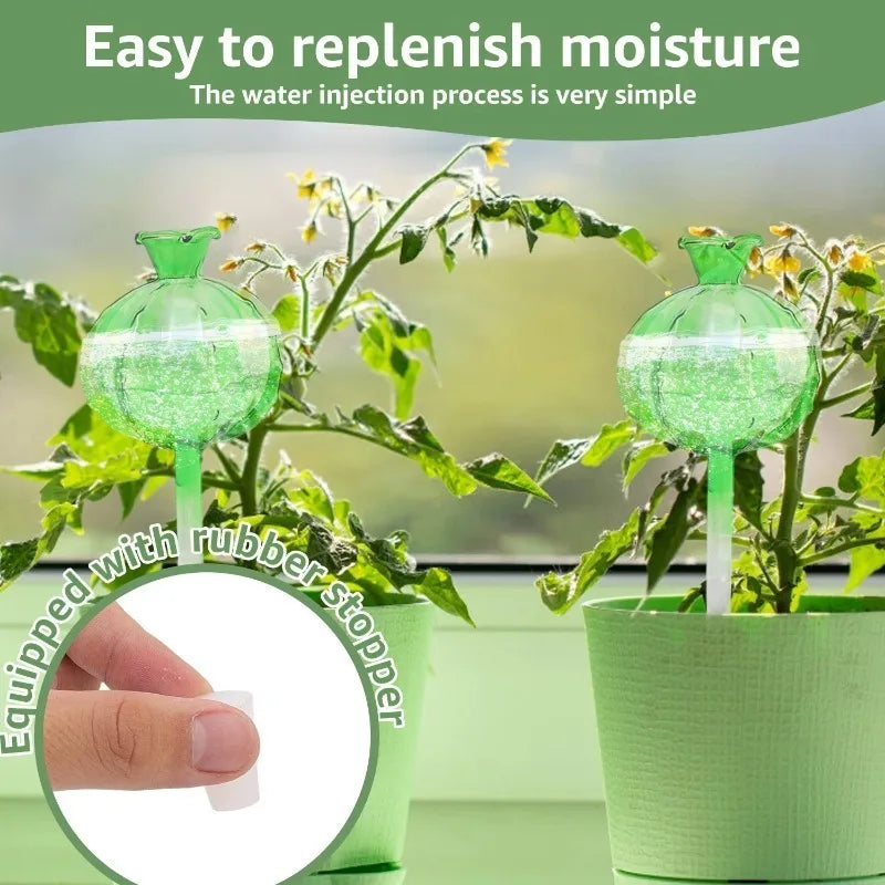 Self Watering Kits Glass Waterers Drip Irrigation Devices Plant Watering Device Gardening Indoor Flowers Plant Irrigation System