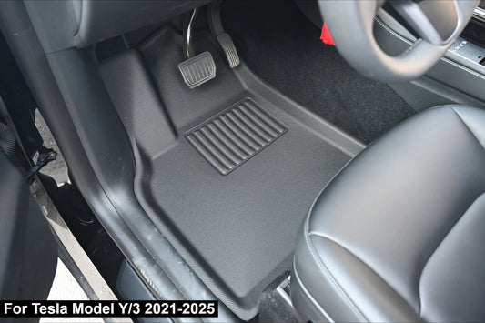 For Tesla Model Y 2017-2024 and Model 3 2021-2025 Highland All Weather Floor Mats Trunk Liners Full Protection Car Accessories
