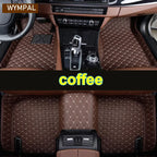 Car Floor Mats For Nissan Leaf ZE1 2018~2022 Luxury Leather Mat Durable Pad pets Interior Parts Rugs Set Accessories 2019