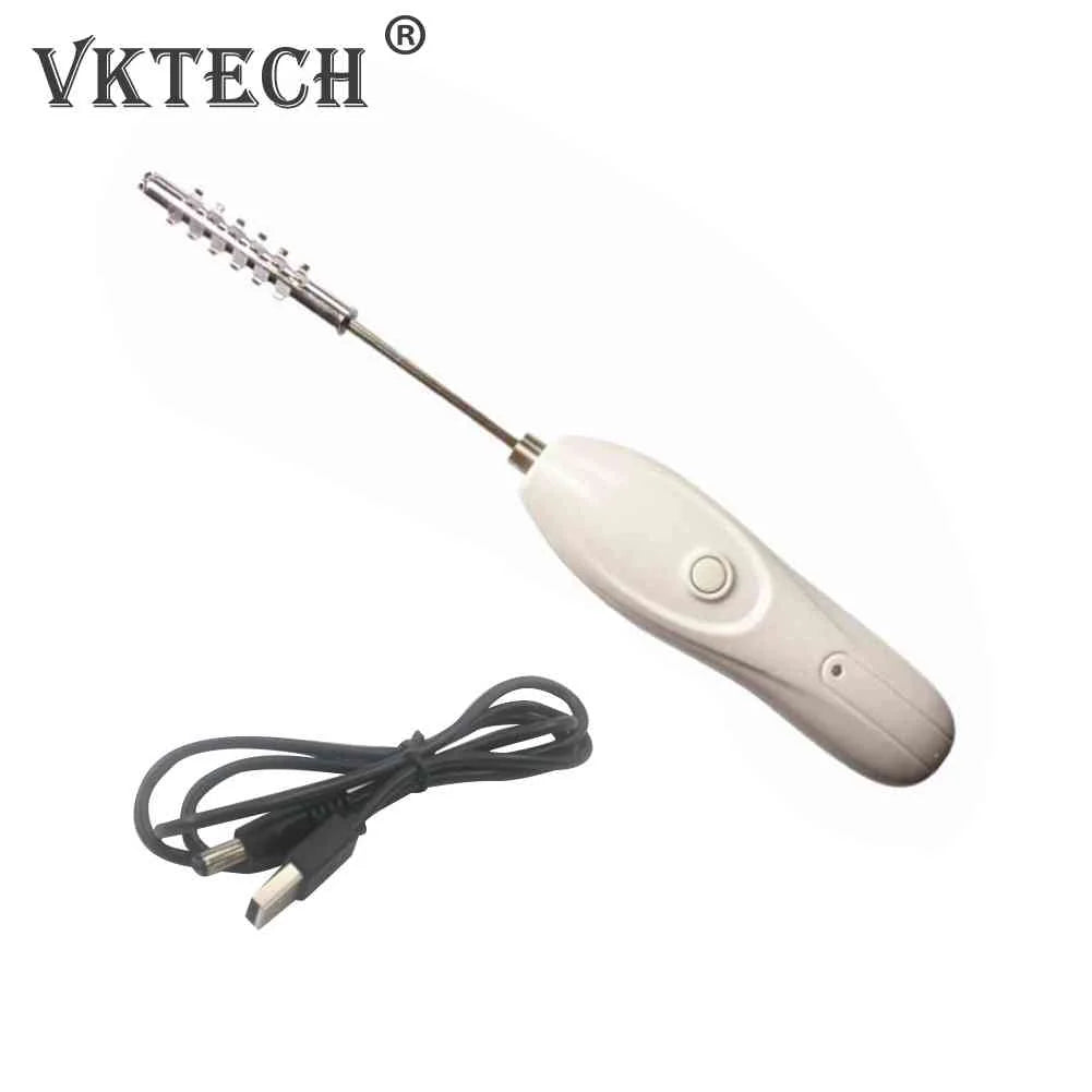 Multifunctional Electric Scale Scraper Wear-resistant Portable Vegetable Corer Anti-rust Rotating Cutter with 2 Different Blades