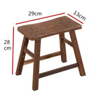 Chicken wing wooden bathing stool solid wood small bench stool child mini Chinese home living room baby adult wooden stool ZM11