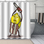 Custom Funny Johnny Hallyday Shower Curtain Waterproof Bathroom Polyester Fabric Bathroom Curtain With Hooks 0826