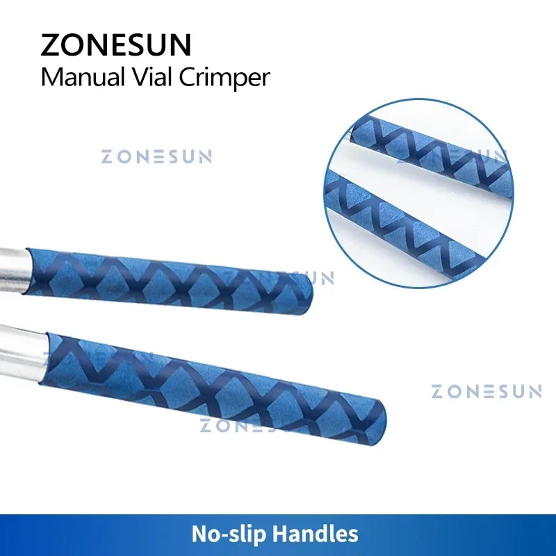 ZONESUN Perfume Bottle Manual Crimper ZS-PBC1 Vial Sealer 13/15/18/20mm Capping Stainless Steel Spray Handheld