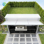 Customized Waterproof Durable Smart Electric BBQ Grill Garden Courtyard Cooking Modular Outdoor Kitchen Cabinet Furniture Set