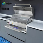 Outdoor Kitchen Island 304 SUS Outdoor Patio Cooking Kitchen Grill Modular Outdoor Kitchen Cabinet with Sink Customized