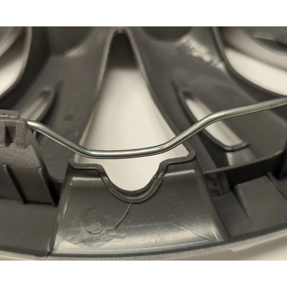 15" Hubcaps, Silver Alloy Finish, 2.00 x 15.00 x 15.00 in